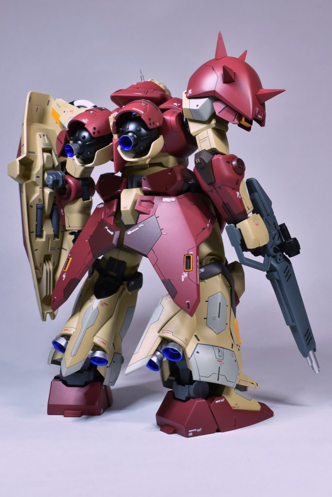 増やしたバーニアの黄色がチラ見してるところがお気に入りです。