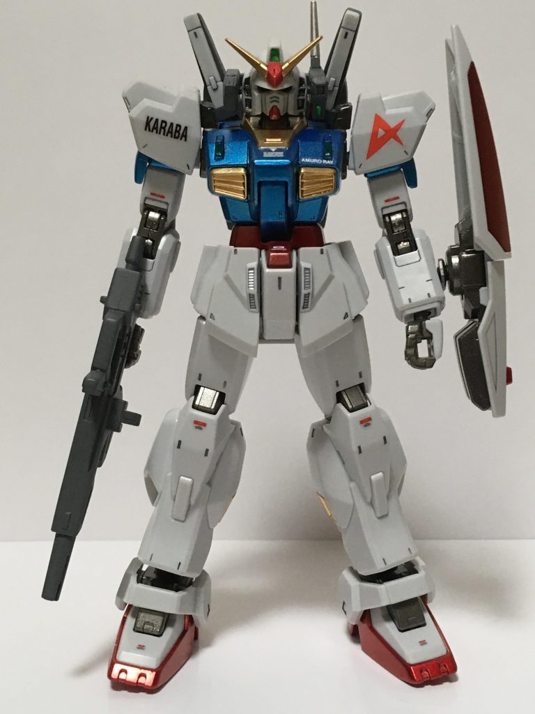 塗装ハゲが怖いのでポーズ無しです。最近ガンダムマーカーの限界を感じます、、、