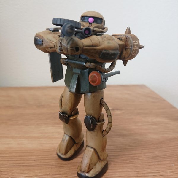 旧キット 1/144量産型ザク セモベンテ隊仕様