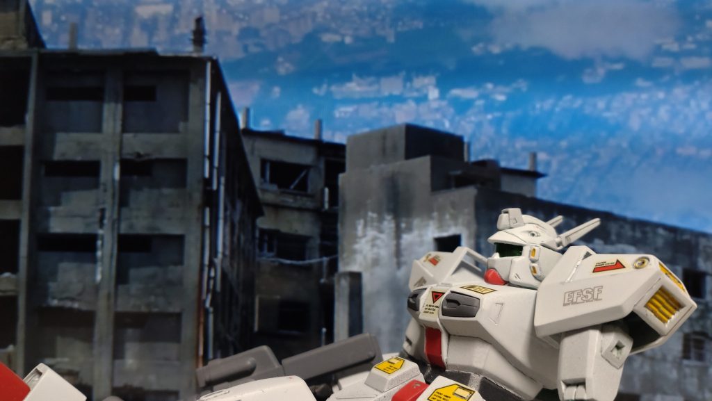 全て終わった後、倒れ込んだ機体。