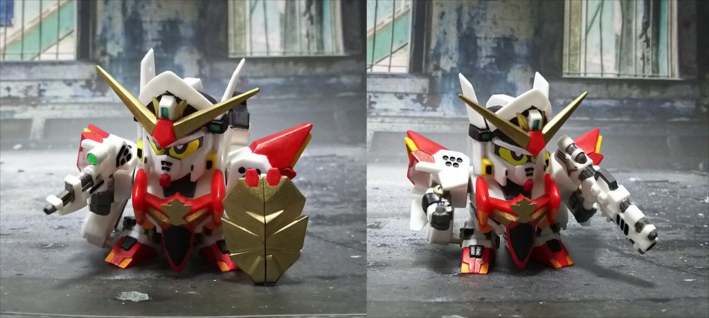 ビームシューターとプラズマフレアバズーカ銃のセンサ部をディテールアップしています。