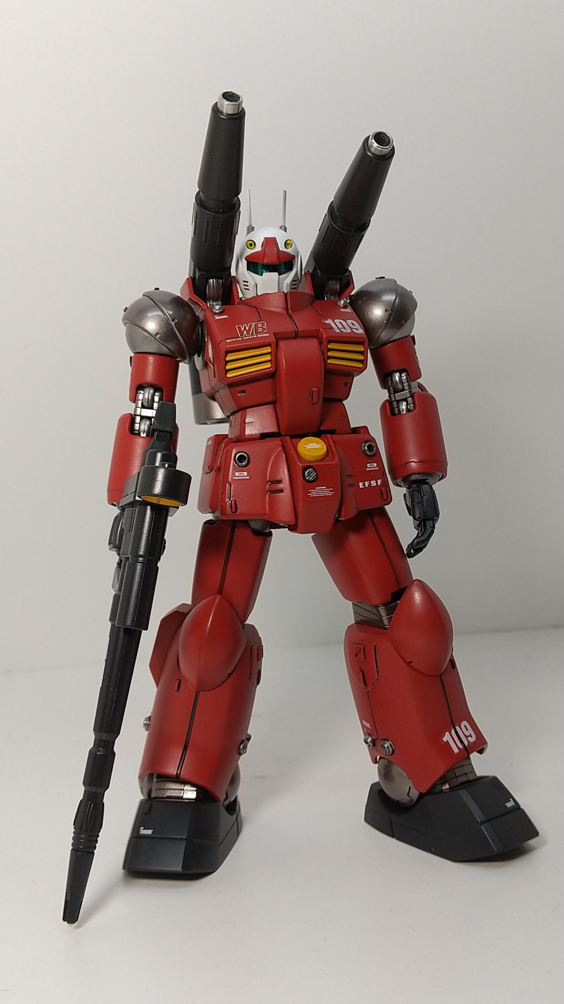 バンダイ HG1/144 RX-77-2 ガンキャノン 全塗装 - プラモデル