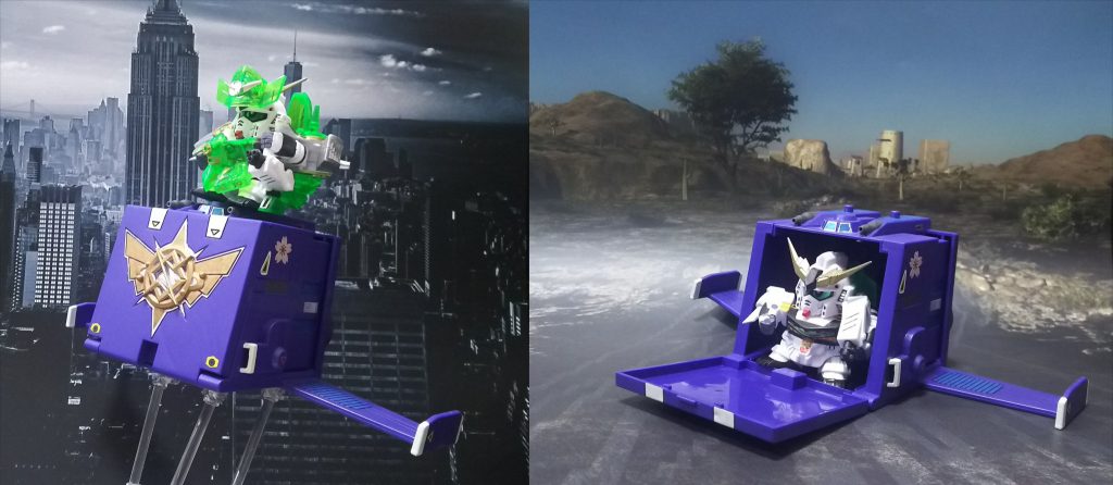 スペースコンテナさくらに搭乗し、現場に急行！