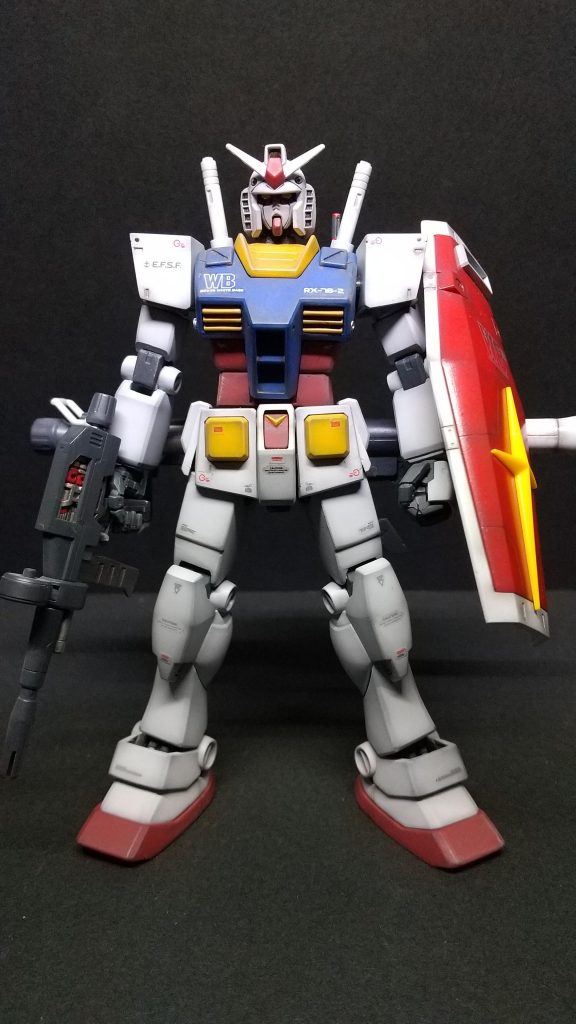 太もも、腰を2㎜延長、プチデティールアップ、全塗装ウェザリングをしました。