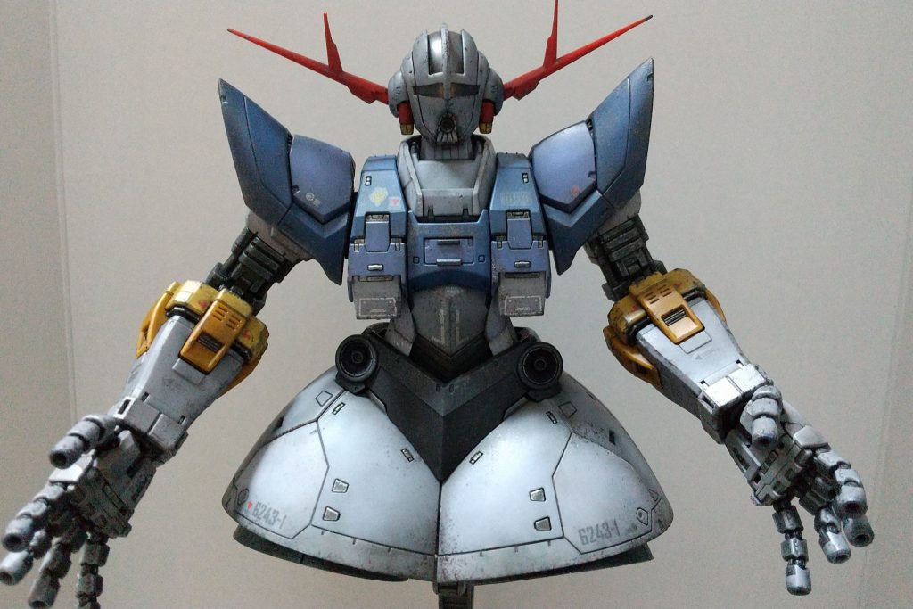 ウェザリングとつや消しトップコートで完成