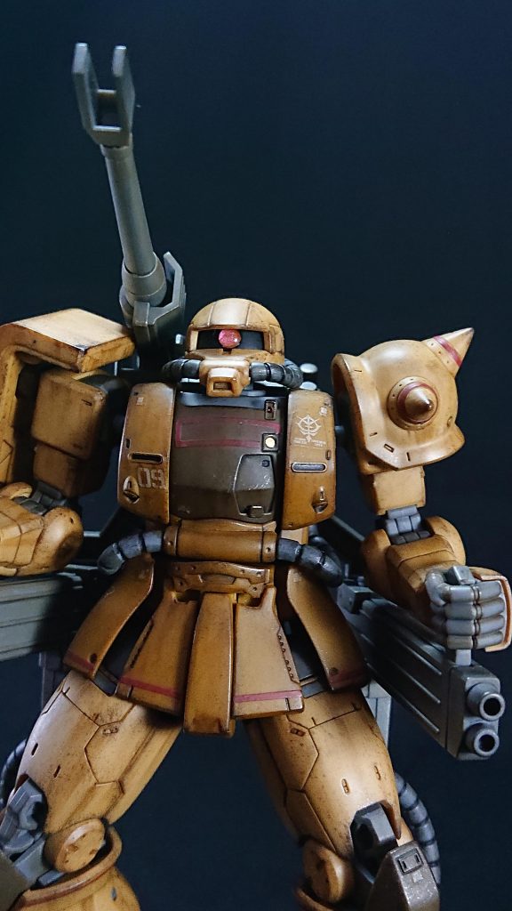 今後このキットを使用して、砂漠のジオラマを製作する予定です。今は全体的に少しオイリッシュな仕上がりになっていますが、ジオラマ製作時には砂汚れを足していくつもりです。