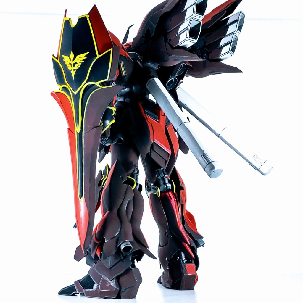 【イラスト風模型】1/100 MG シナンジュ–5枚目/制作者：tkt