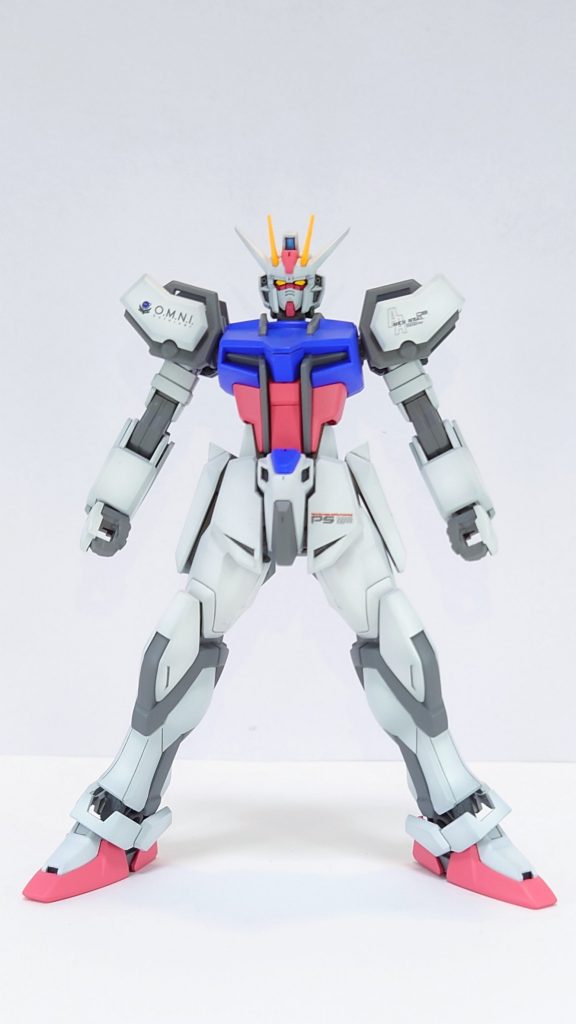 首や足裏の肉抜きを埋めた程度で基本工作を行いほぼストレート組みです。