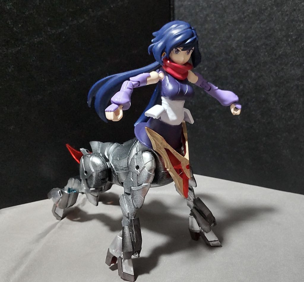 ロマサガ2の七英雄「ダンターグ」みたいな進化の工程を再現してみる。まずは第一形態から。この時の頭部はアヤメさんです。