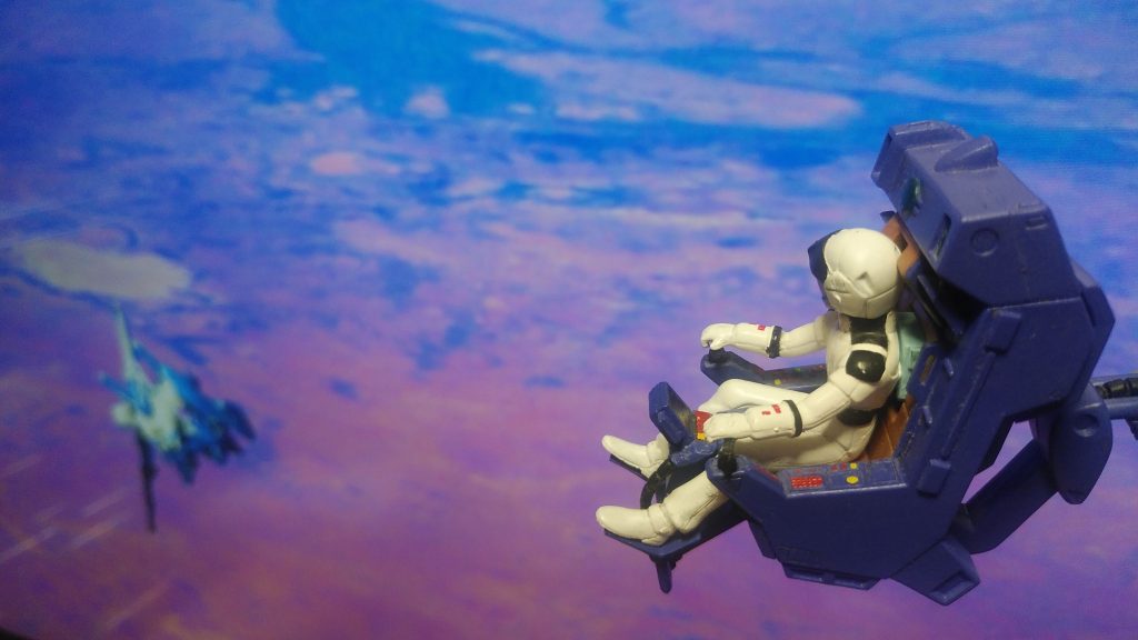 コックピットからのイメージ。サンライズイマジネイションを使用しました。