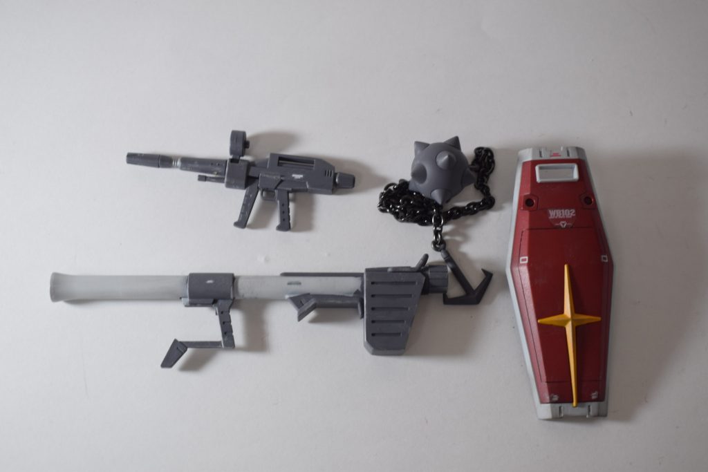 武装類 ジャンクを漁るとガンダムハンマーがあったので使用した。