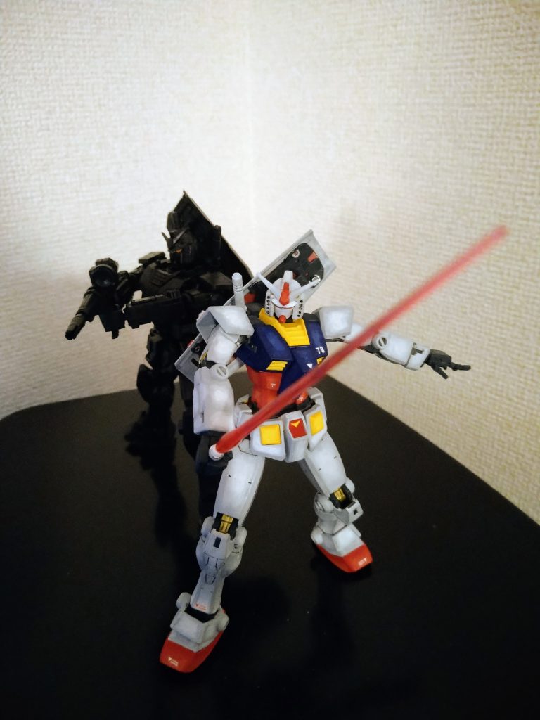 影のブラックガンダム