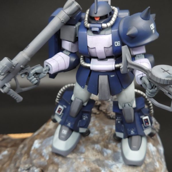 HG MS-06R-1A 黒い三連星 ザクⅡ 1/144 全塗装｜@kjyun_choroqさんのガンプラ作品｜GUNSTA（ガンスタ）