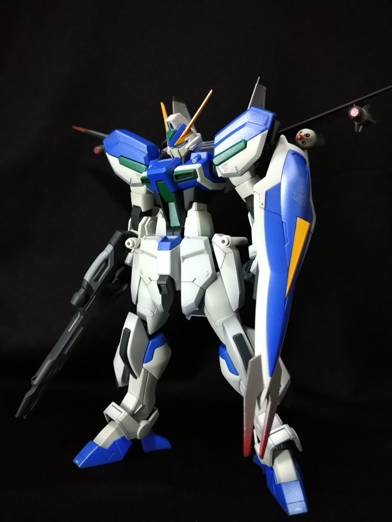 連合のイケメン量産機こと、GAT-04ウィンダムです。正統派にカッコいい機体を目指して作成しました。