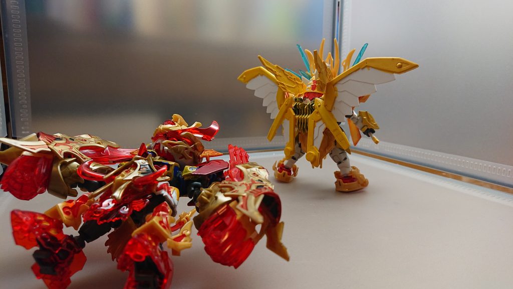 一瞬にして猪八戒に一太刀を入れたシャガほんの数分で勝負が決まってしまったシャガ[お前は力任せで判断と対応が遅い！もっと状況を把握し素早く攻撃を仕掛けるようにするのだ！]