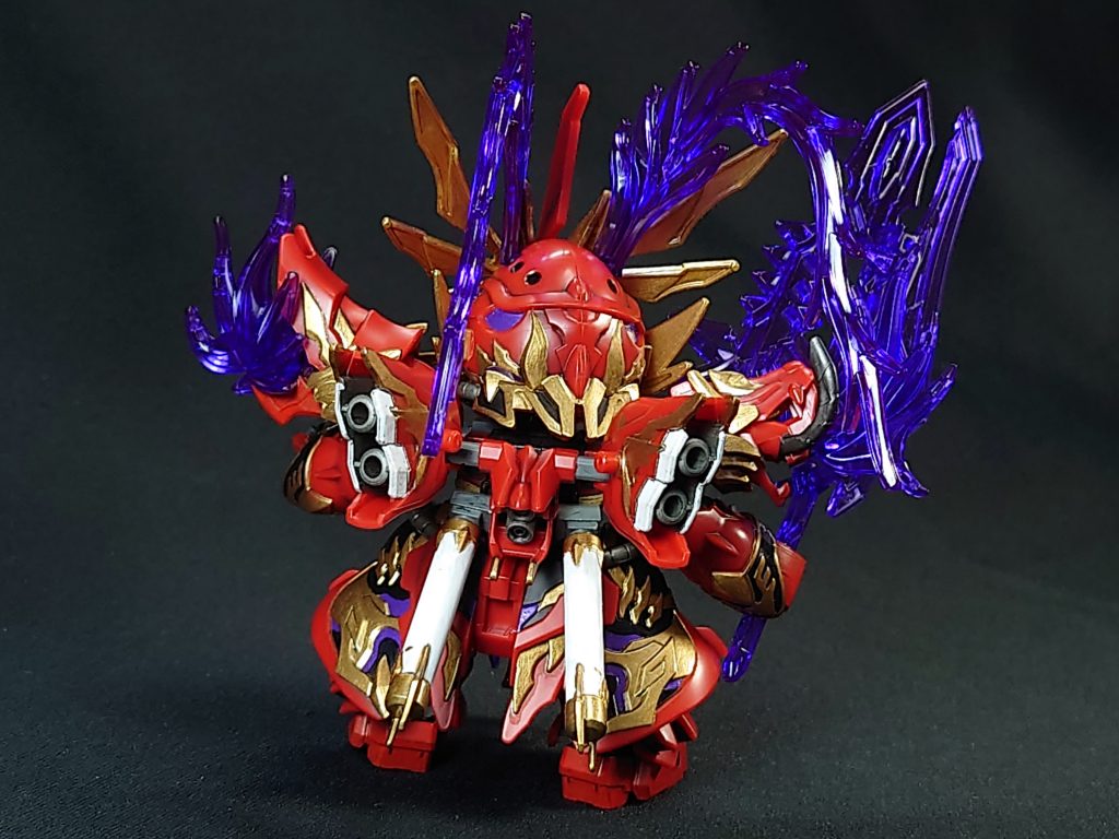 頭部、袖、胴体、推進器、腰巻、足、と全て塗り分けでした。マジ大変(￣▽￣;)