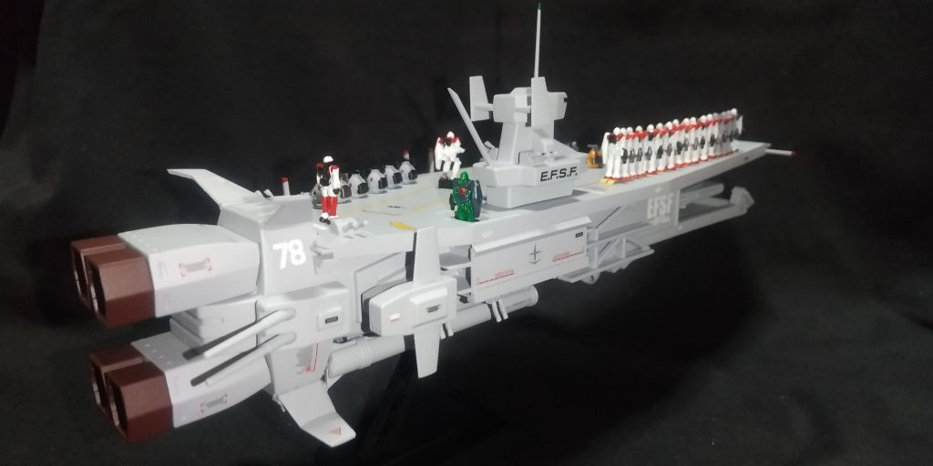 艦橋の後ろはエレベーターにしました♪