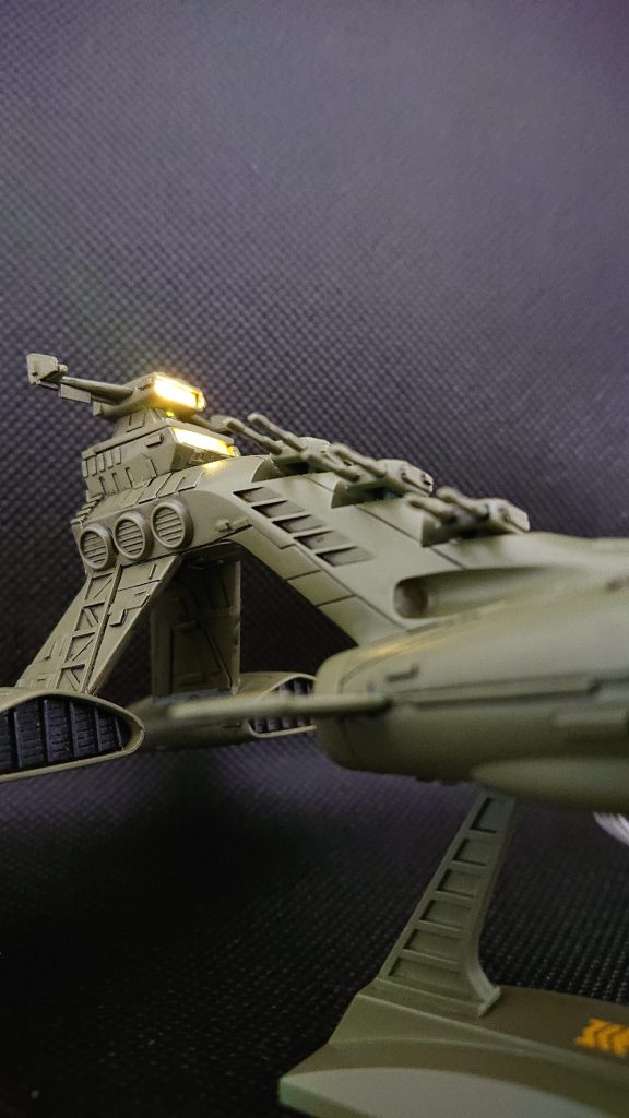 スジボリ、プラ板によるディテールアップ、全塗装で仕上げました。スケールを損なわないようにデカールは控えめにしてます。