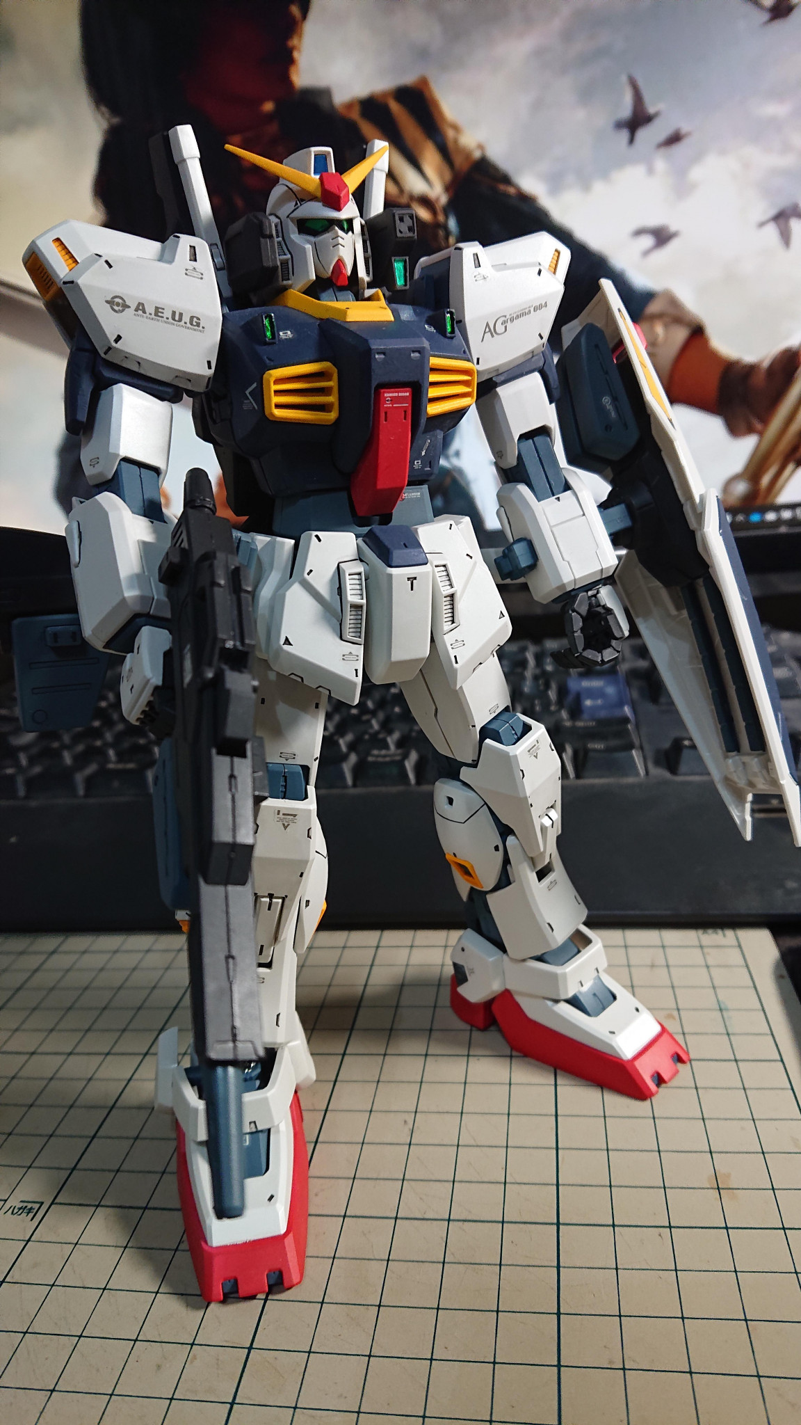 PG 1 60 ガンダムMK-II 用蛍光水転写式デカール - 模型製作用品