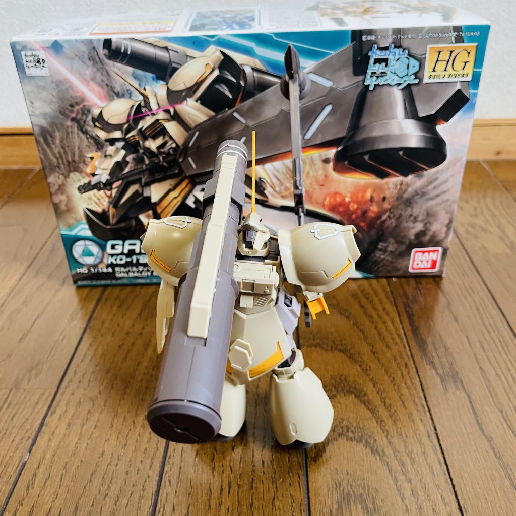 後ろ姿^^ウエポン長いぜ!!バズーカも長いぜ!!