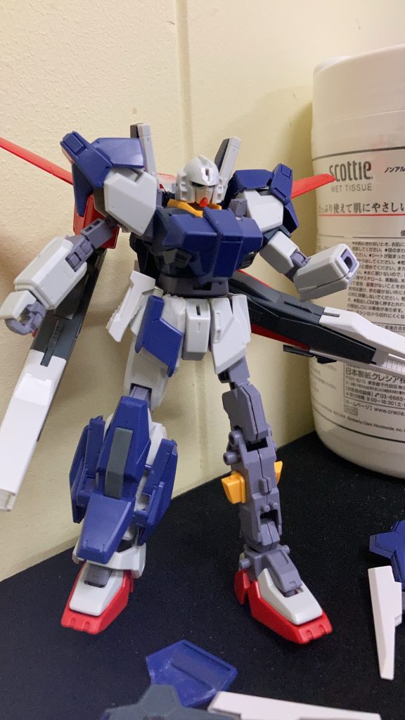 仮組みしてアーマーをつけられそうかお試し中