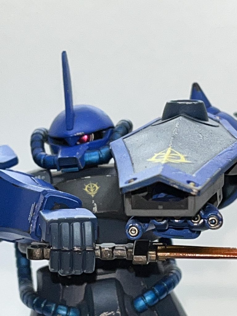 地球え降りると同時に受託したグフ汚しはソコソコで