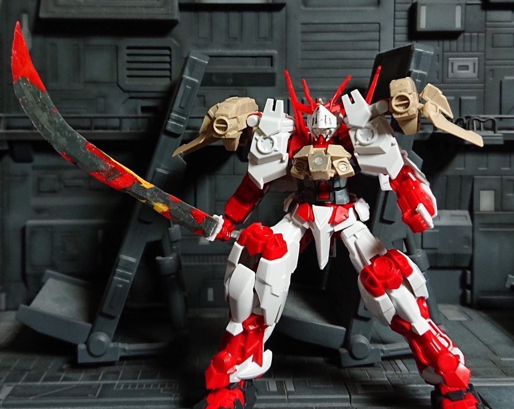 塗装前　レッドかブルーか・・・いやゴールドにしよう！