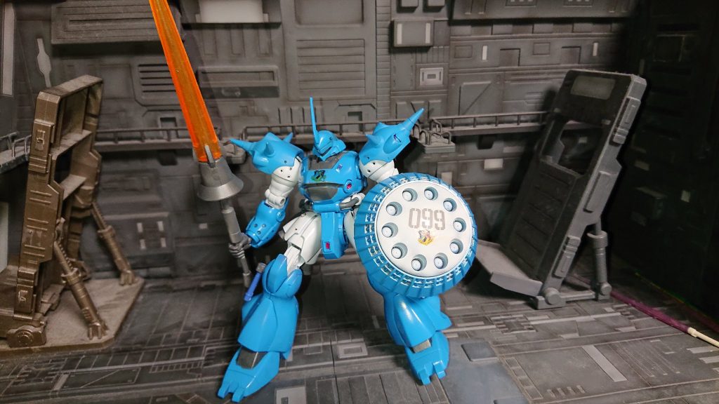 蒼き雷光 ユーマライトニング用ケンプファー近接装備–2枚目/制作者：アレス