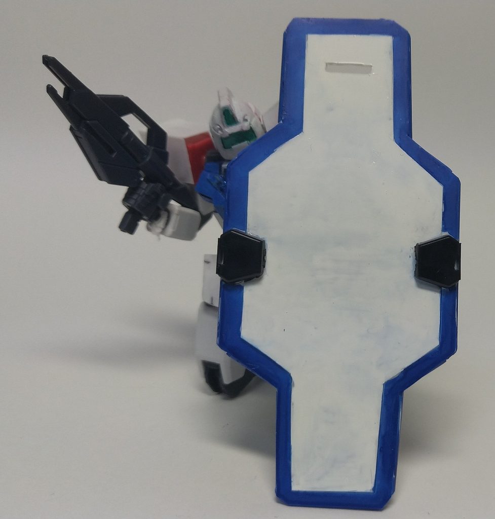 カスタム6　コアジムガードカスタムガーディアンシールドを装備したコアジム。武装コアスプレーガンガーディアンシールドコアサーベルビームダガー