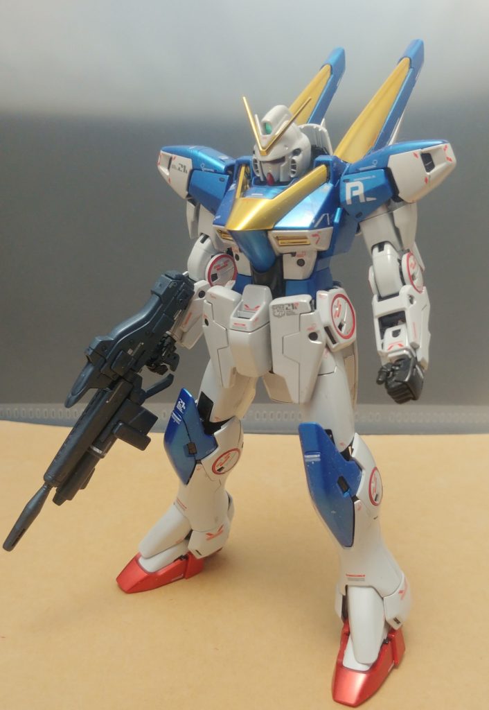 V2アサルトバスターガンダムVer.Ka(チタニウムフィニッシュ)–3枚目/制作者：@Psuke19