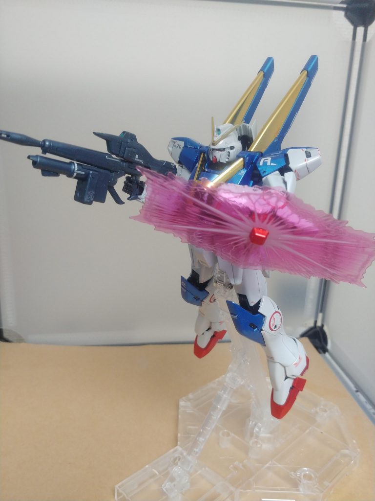 V2アサルトバスターガンダムVer.Ka(チタニウムフィニッシュ)–4枚目/制作者：@Psuke19