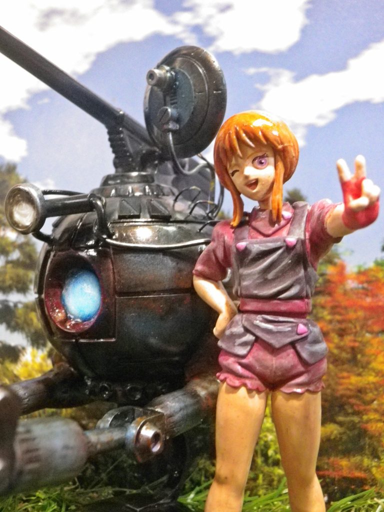 塗装コンセプトはOVAの”機動戦士ガンダム MSイグルー -黙示録0079ー”に登場するボールの色合いを参考にして塗装してみました。(オデッサ作戦の敗退で衛星軌道上で溺れる?ザクJ型をカモっていたあの鬼畜なボールです(笑))