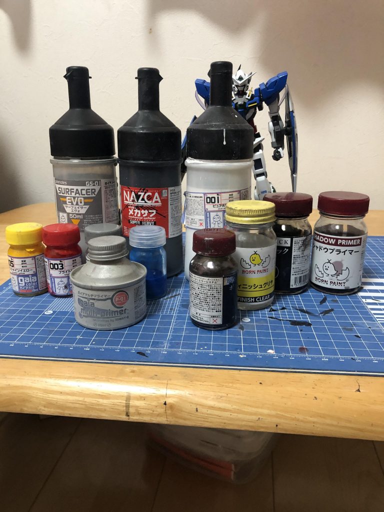 今回使用した塗料です。