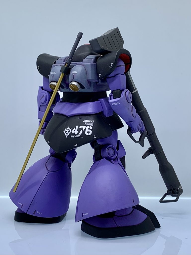 腰ブロック下で3ミリ延長。これまた少し前傾気味になるよう角度を付けて再接着。