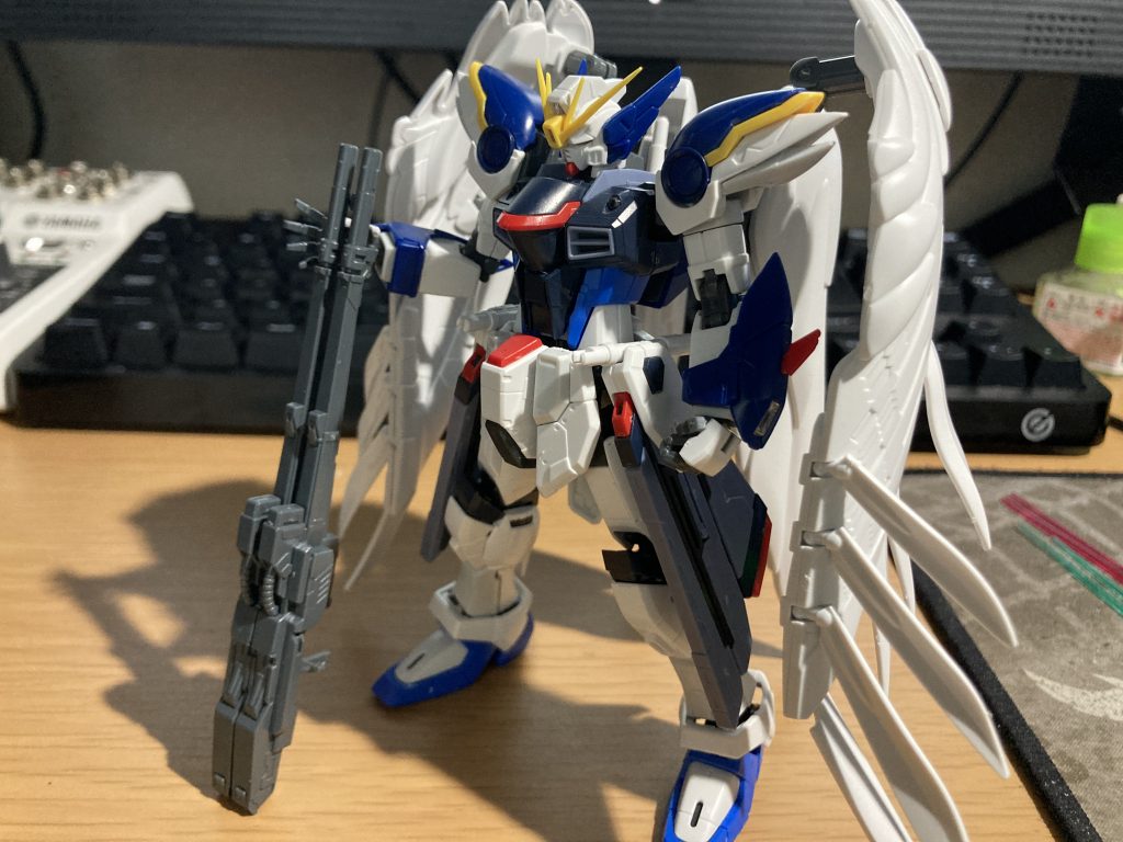 通常未塗装の段階でかっこいいこの二機、合わせるだけで個の完成度は圧巻でした