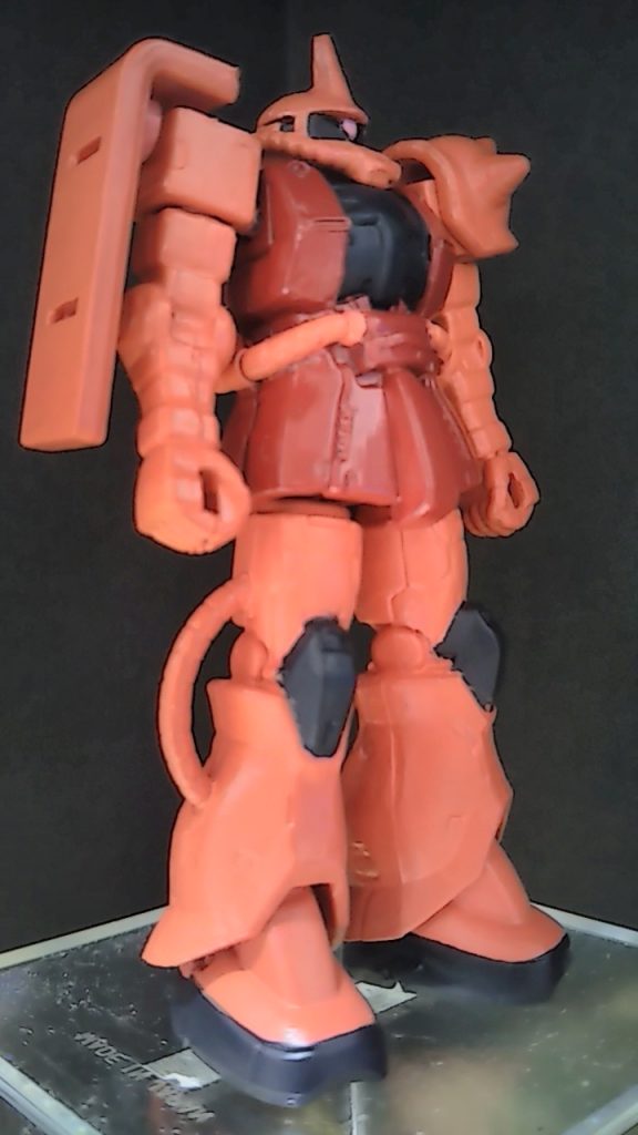 当時は…色分けなど無く、単色の成型色のみでした😁　下手なりに…筆塗り塗装していました😅