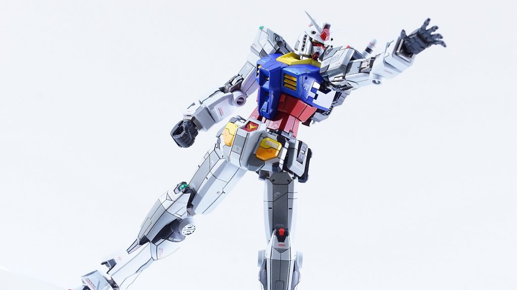 横浜のガンダムのディテールとビヨグロの可動とスタイル。どっちも捨てがたい！ってなっちゃって結果いいとこどりを目指してみました。そう。優柔不断の産物です。