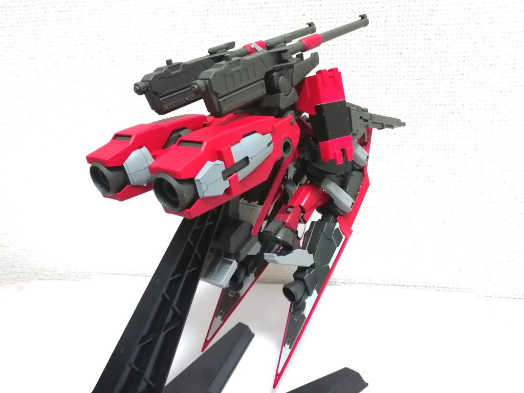 レッグポジションのバックショット