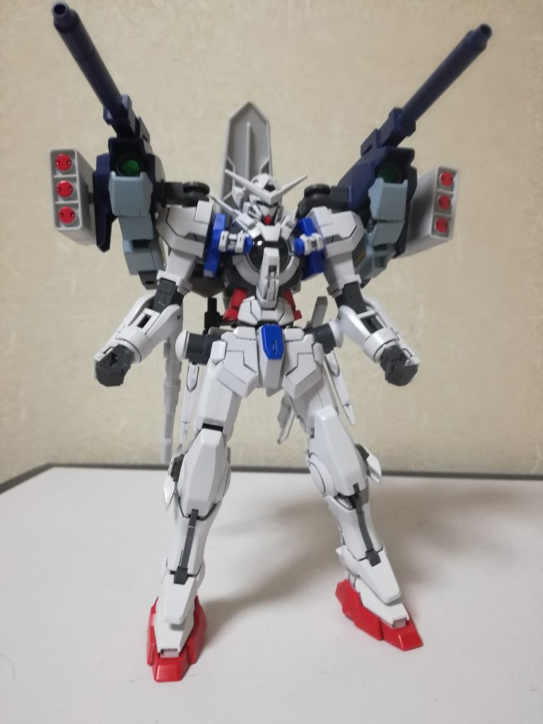 ライトニングガンダムとガンプラバトルアームズでバックパックユニットの基礎を組立てた