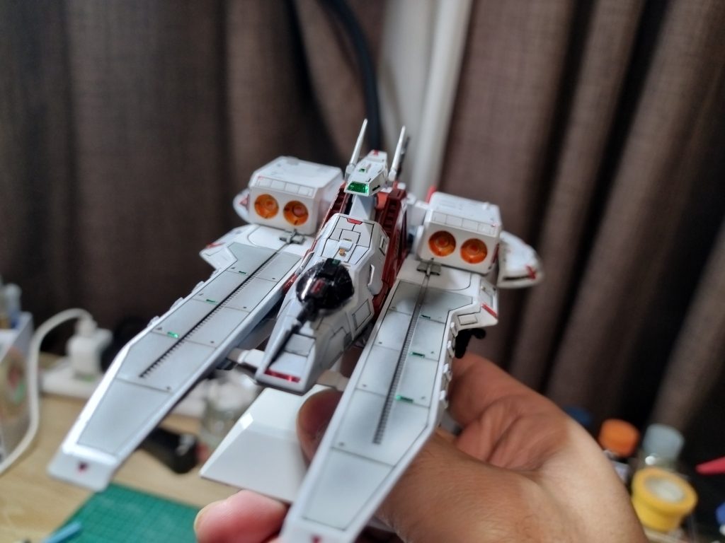 好きな角度です(人*´∀｀)｡*ﾟ+ちっちゃい機体があったのになぁ〜・・・どこかに行ってしまった(^^ゞ