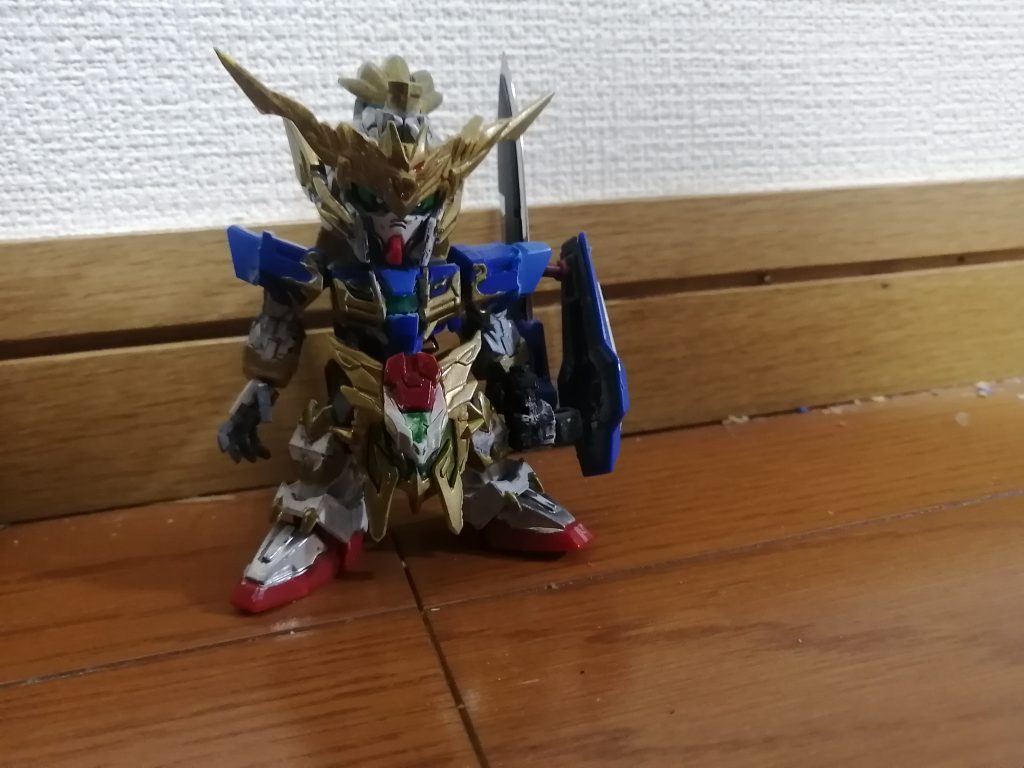 設定　趙雲ガンダムダブルオー…の父と思われる男。以前とある男と戦って…