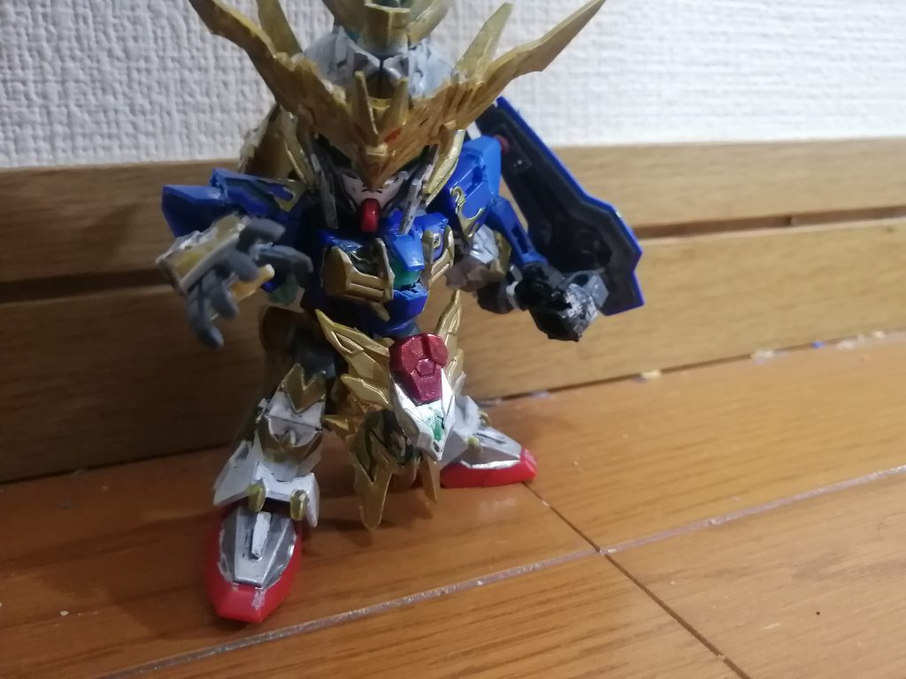 ポージング。自分的にはかっこいいと思う。