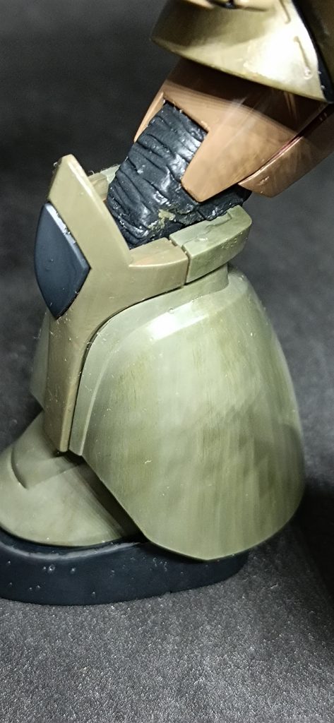 膝のシーリング処理