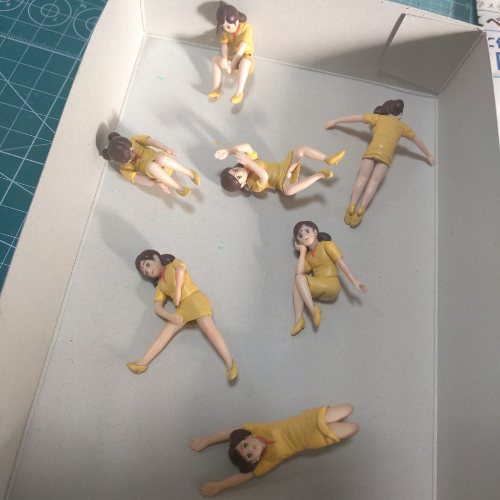 ララァ達、乾燥中フチ子さん達がここに来て活躍するとは?!