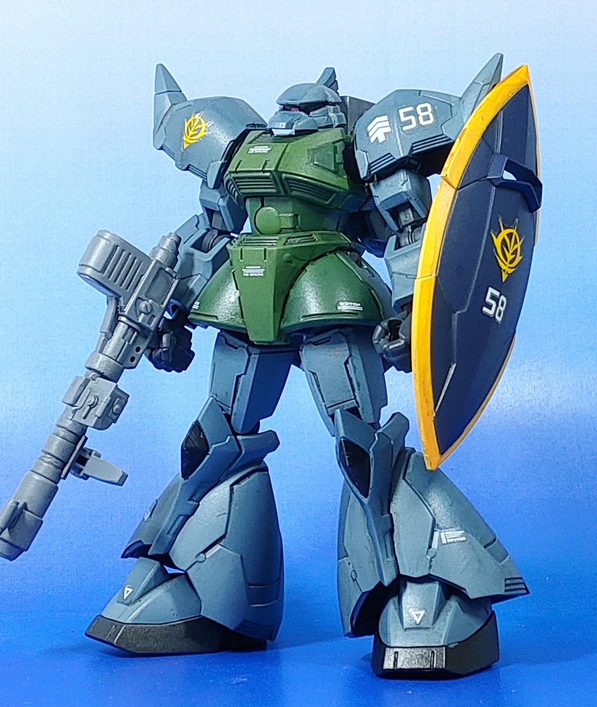 ガンプラ完成品 MGシャア専用ゲルググVer.1.0 全塗装 - 模型