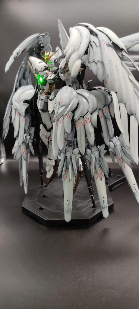 ウイングガンダムゼロ　スノーホワイトっぽく改造–4枚目/制作者：kabayan01