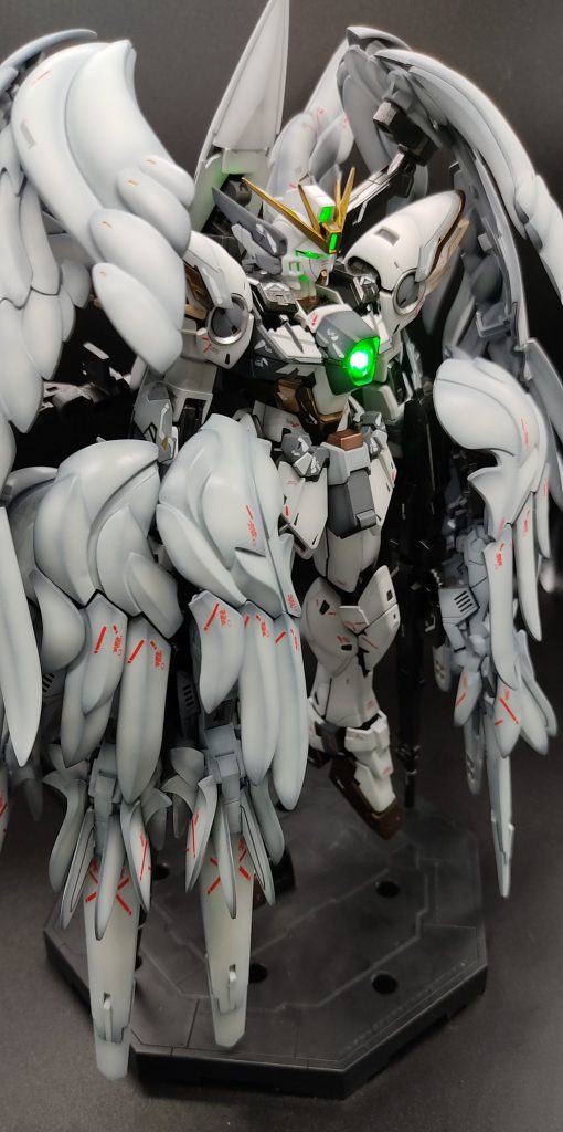 ウイングガンダムゼロ　スノーホワイトっぽく改造–3枚目/制作者：kabayan01