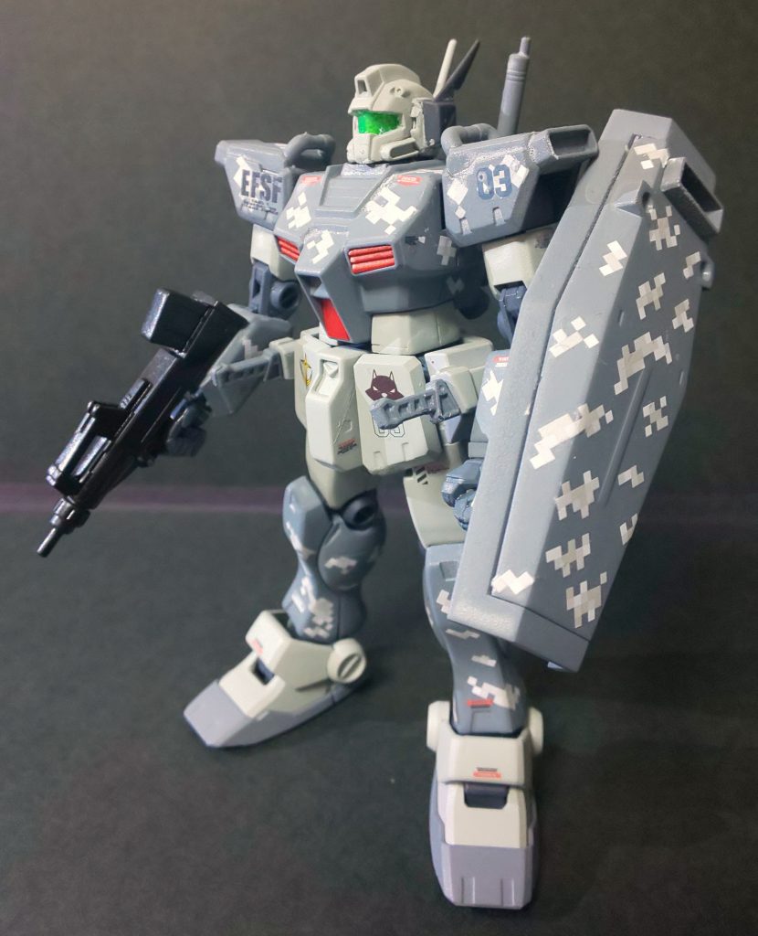 通常装備体を痛めてからちょっとずつ進めていた物で、何とか形になりました。一部パーツを破損したため、リカバーも有りましたが、良い感じに仕上がりました!