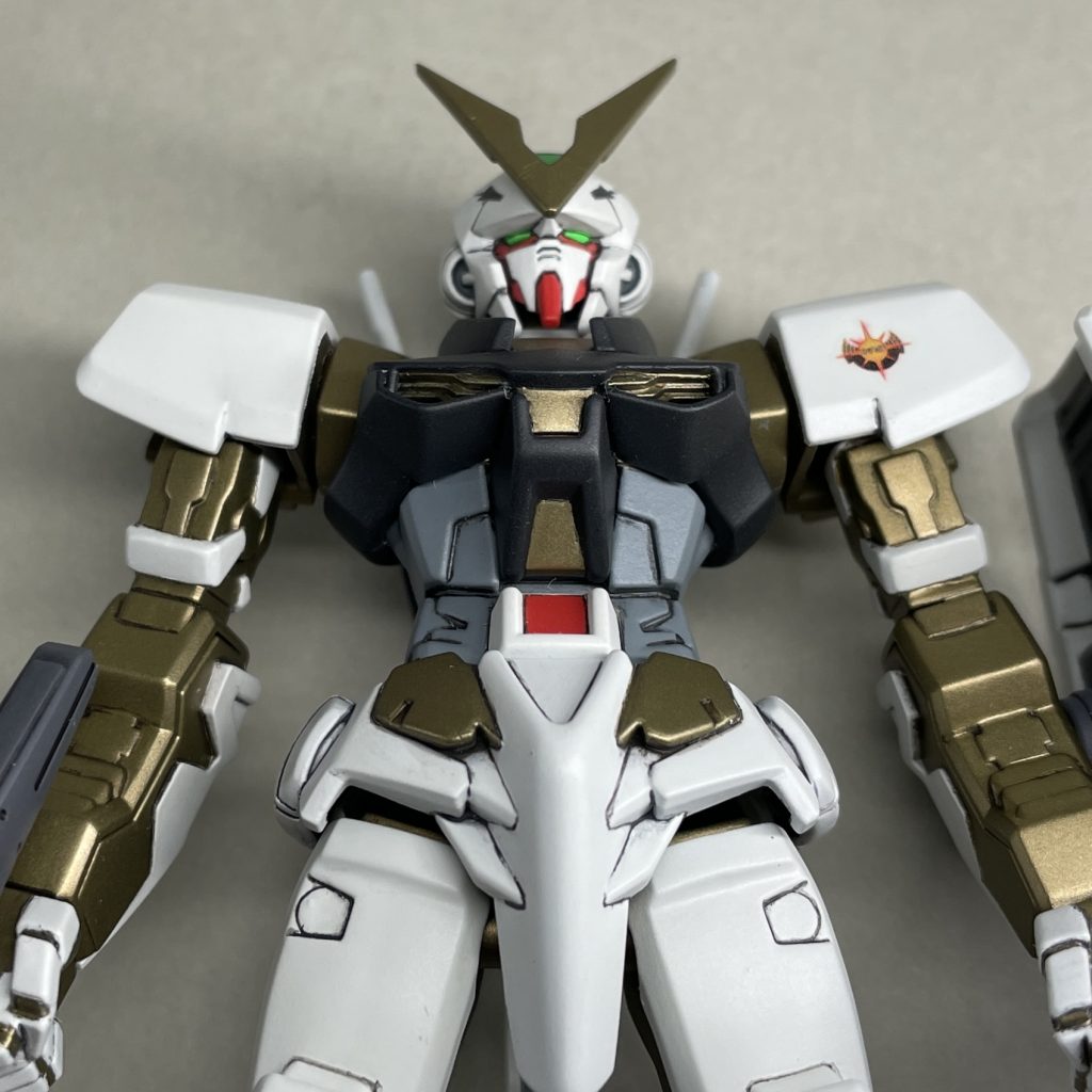 HGフライトユニットの武装装備 上半身アップ