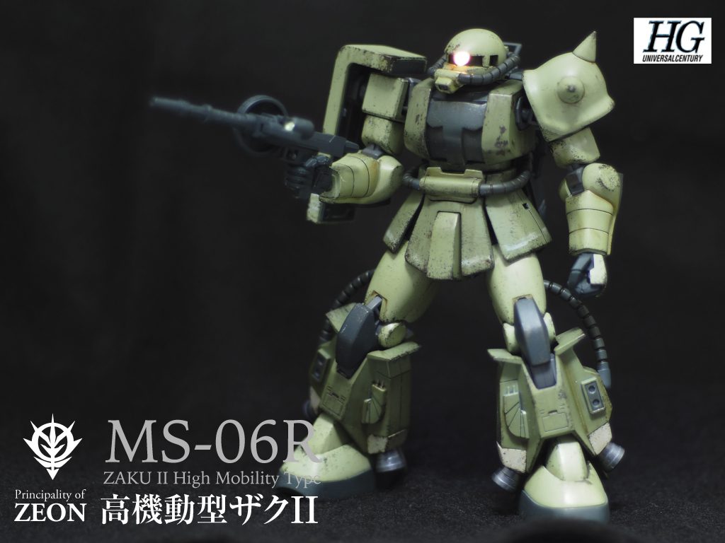 【1/144】HG 高機動ザクII 【改修・塗装品・電飾】